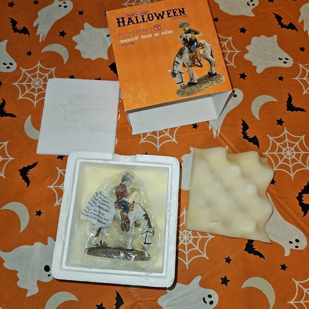 Department 56 Halloween Minature Skeleton Rider Figurine - Picture 4 of 6